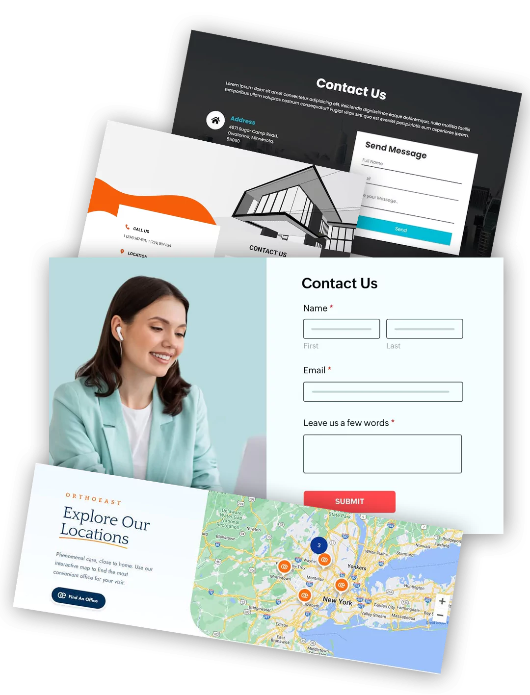 contact us page design